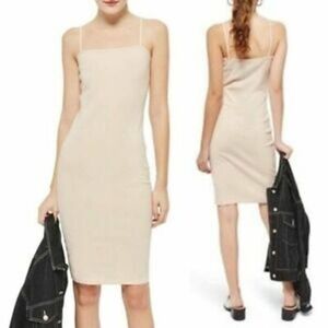 Topshop | Dresses | Topshop Bardot Dress Stripe Button | Poshmark